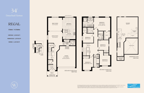 Regal 34' floor plan