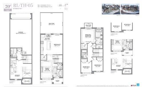 RL-TH-05 (Elevation F) floor plan