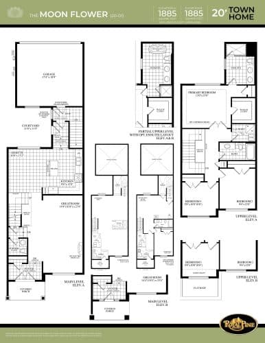 The Moon Flower floor plan
