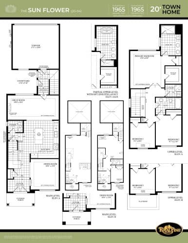 The Sun Flower floor plan
