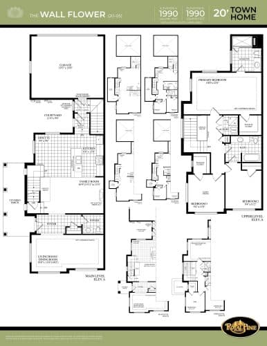 The Wall Flower floor plan