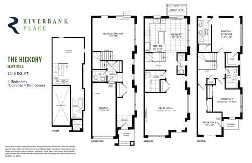 The Hickory floor plan