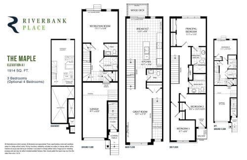 The Maple floor plan