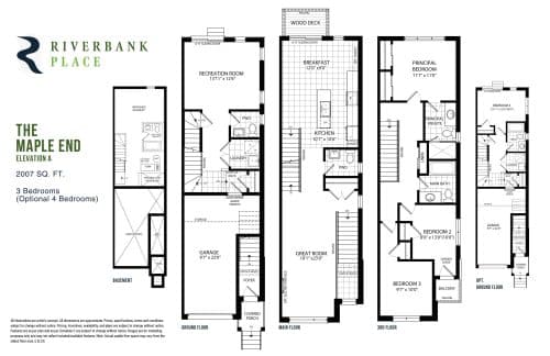 The Maple End floor plan
